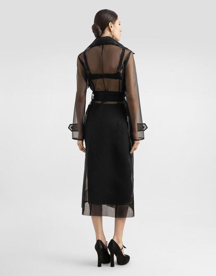 Dolce & Gabbana Gabardina De Organza Técnica