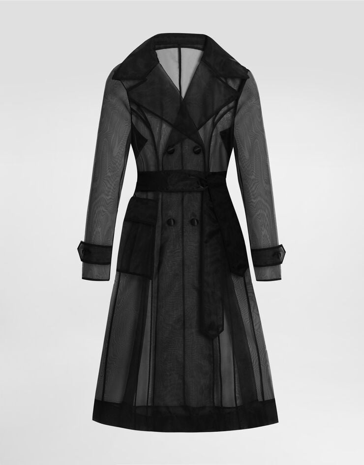Dolce & Gabbana Gabardina de organza técnica