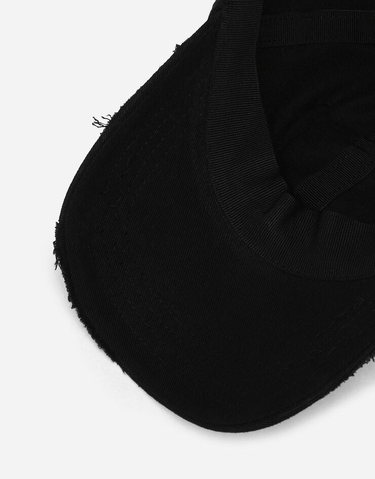 Dolce & Gabbana Gorra De Béisbol En Sarga De Algodón