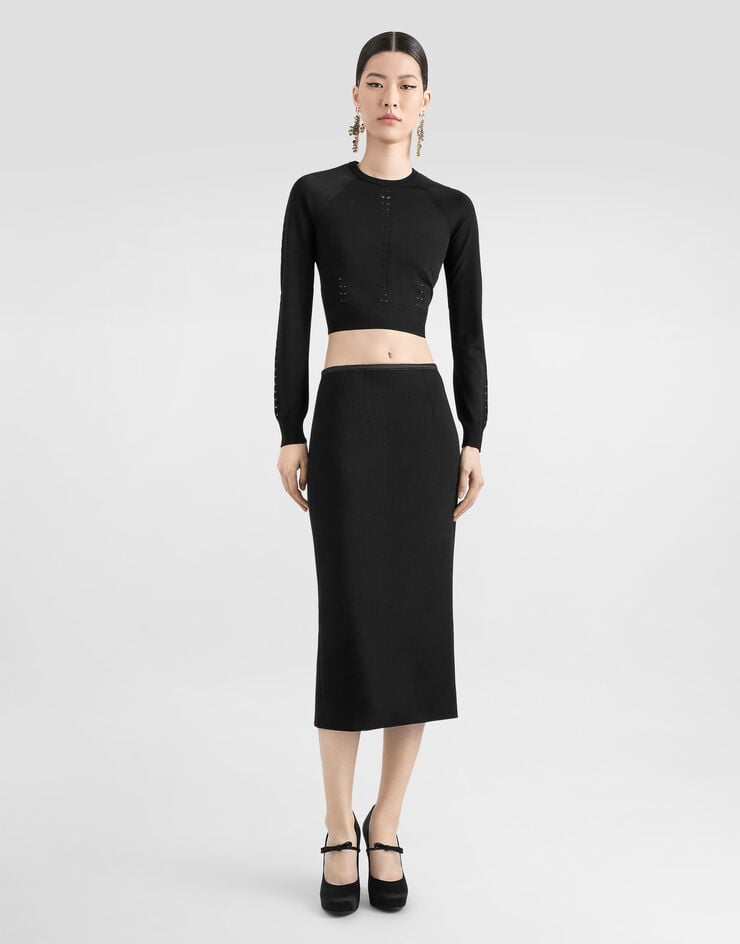 Dolce & Gabbana Jersey Corto De Viscosa