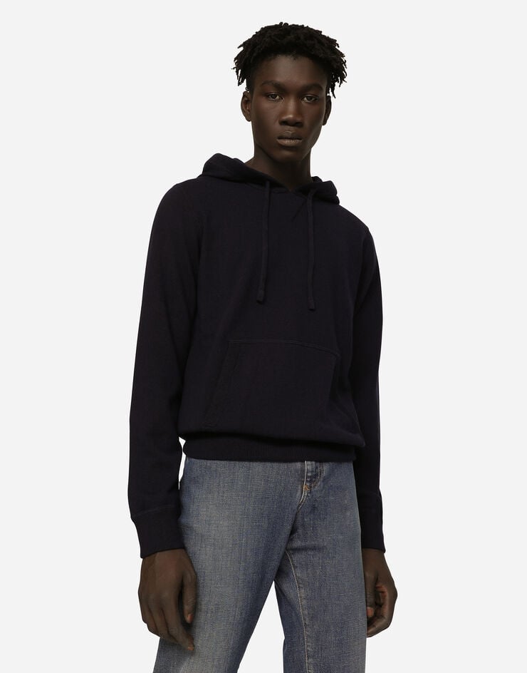 Dolce & Gabbana Jersey De Cachemira Con Capucha