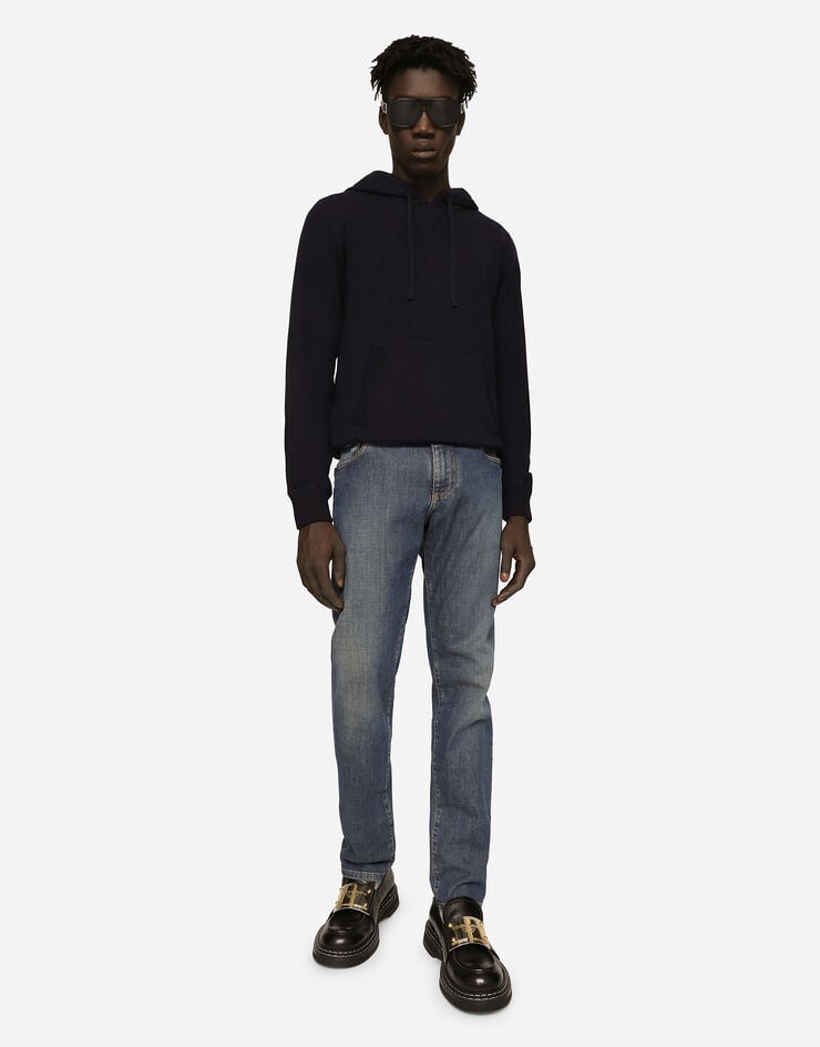 Dolce & Gabbana Jersey De Cachemira Con Capucha