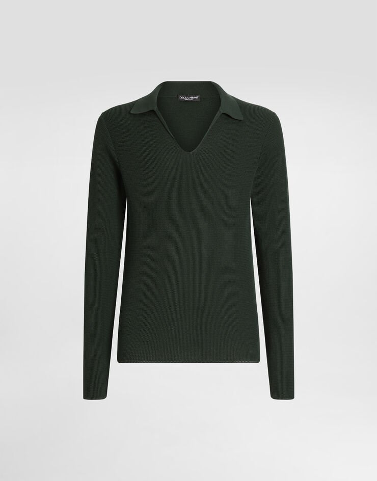 Dolce & Gabbana Jersey De Canalé De Algodón