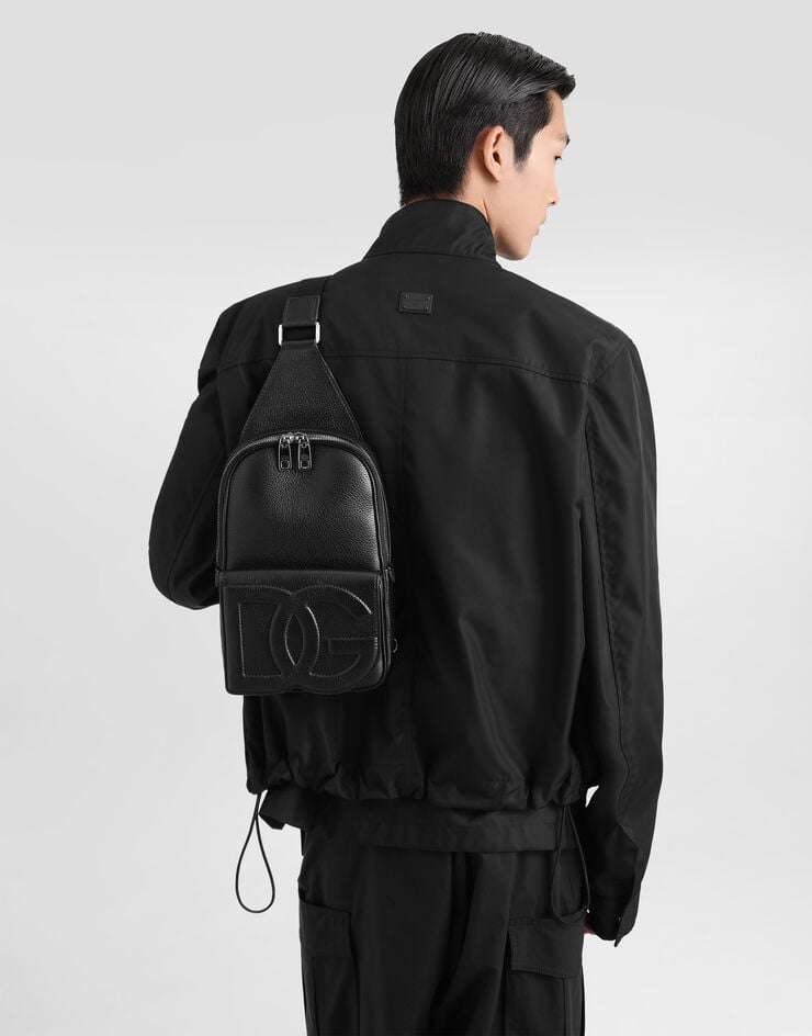 Dolce & Gabbana Mochila Cruzada De Piel De Ciervo