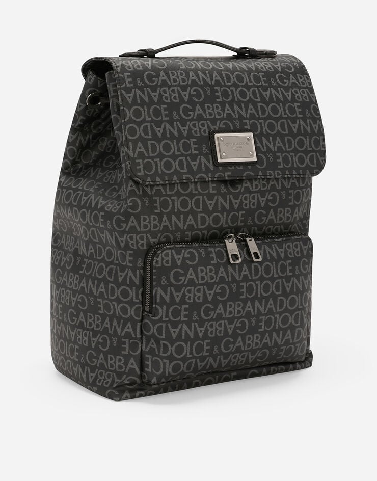 Dolce & Gabbana Mochila De Tejido Jacquard Revestido