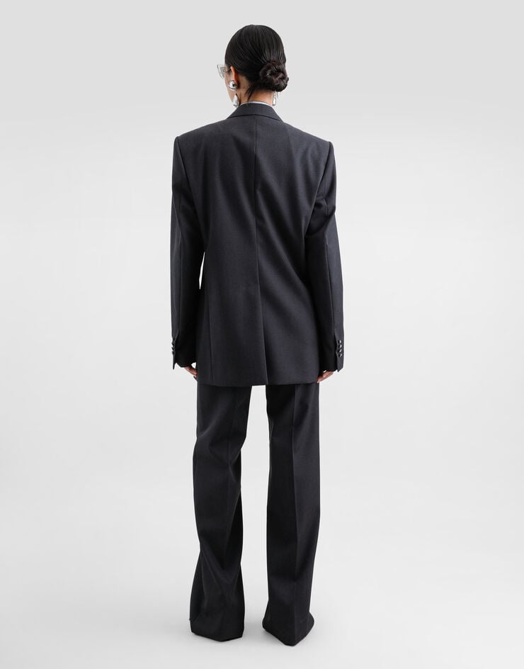 Dolce & Gabbana Pantalón Acampanado De Tela De Lana