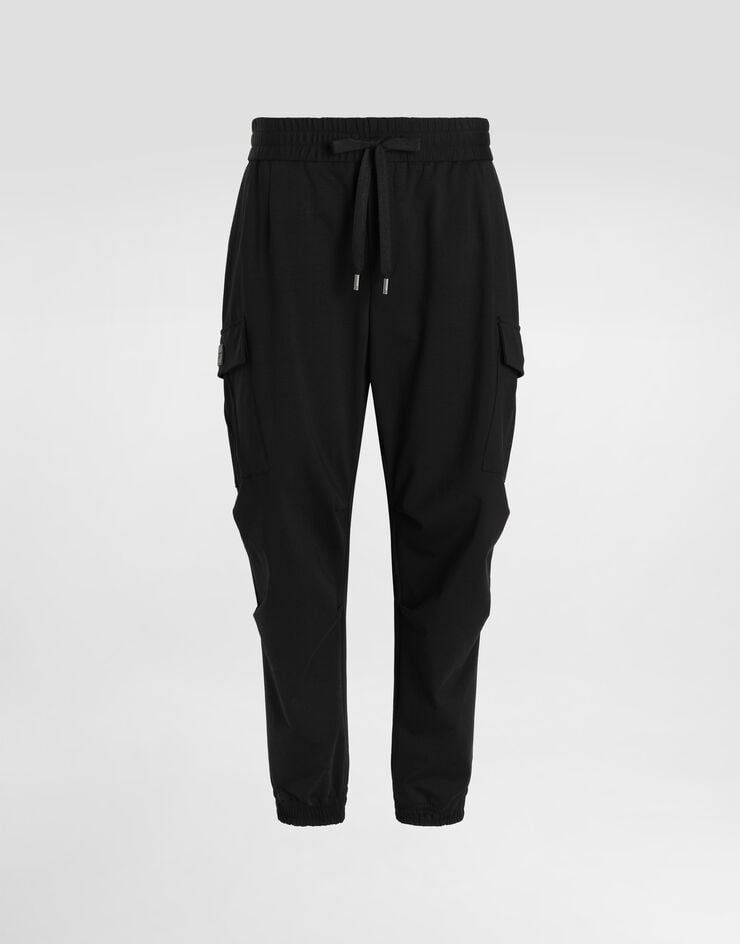 Dolce & Gabbana Pantalón Cargo De Algodón Con Placa