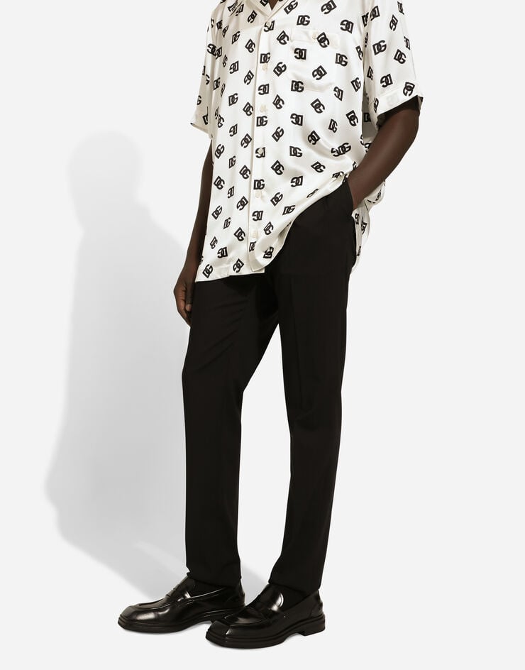 Dolce & Gabbana Pantalón De Lana Elástica