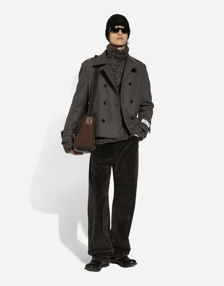 Dolce & Gabbana Pantalón Oversize De Terciopelo