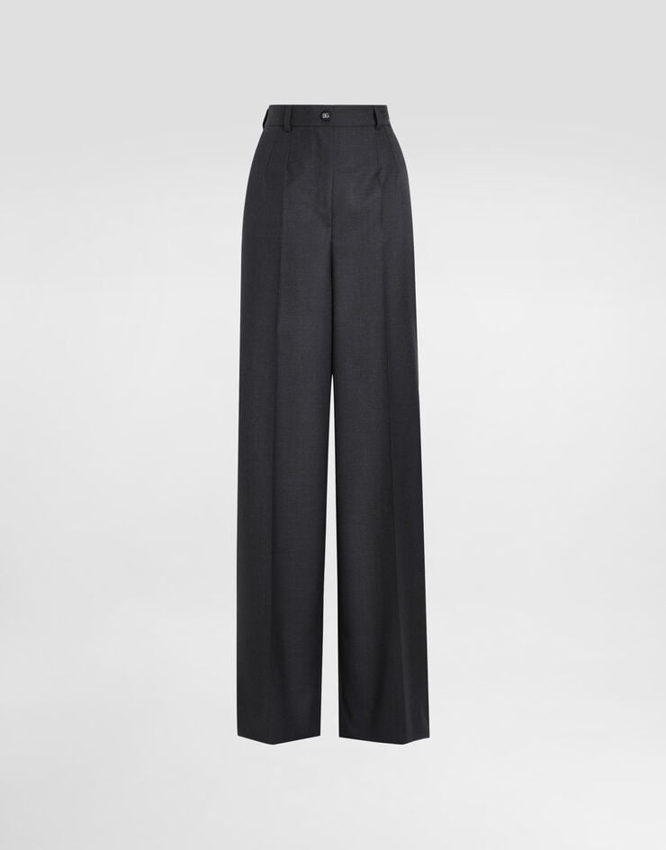 Dolce & Gabbana Pantalón palazzo de tela de lana