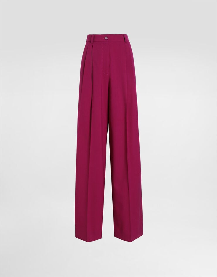 Dolce & Gabbana Pantalón palazzo de tela de lana
