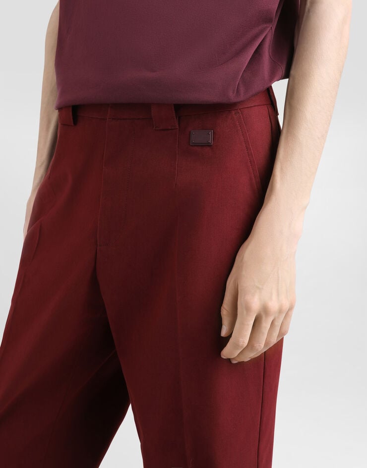 Dolce & Gabbana Pantalón Sastre De Algodón