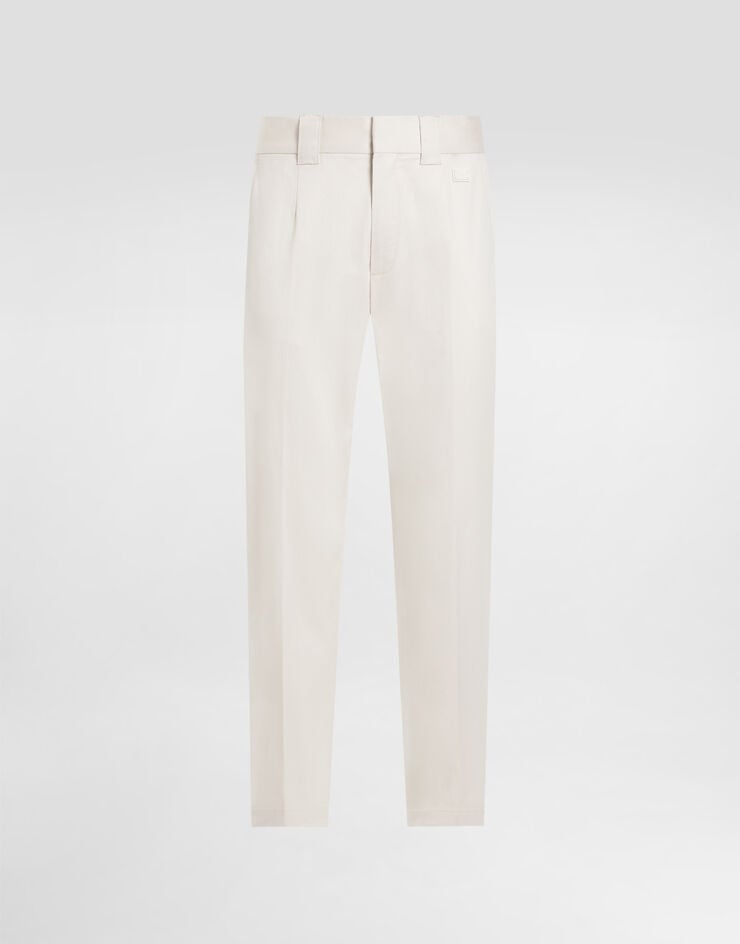 Dolce & Gabbana Pantalón sastre de algodón