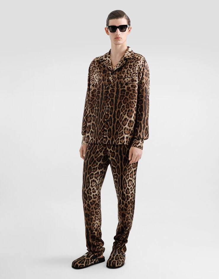 Dolce & Gabbana Pantalón Tipo Pijama De Seda