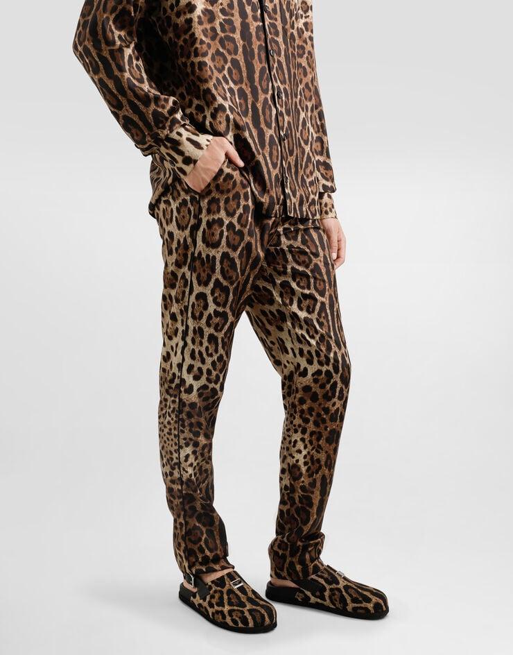 Dolce & Gabbana Pantalón Tipo Pijama De Seda