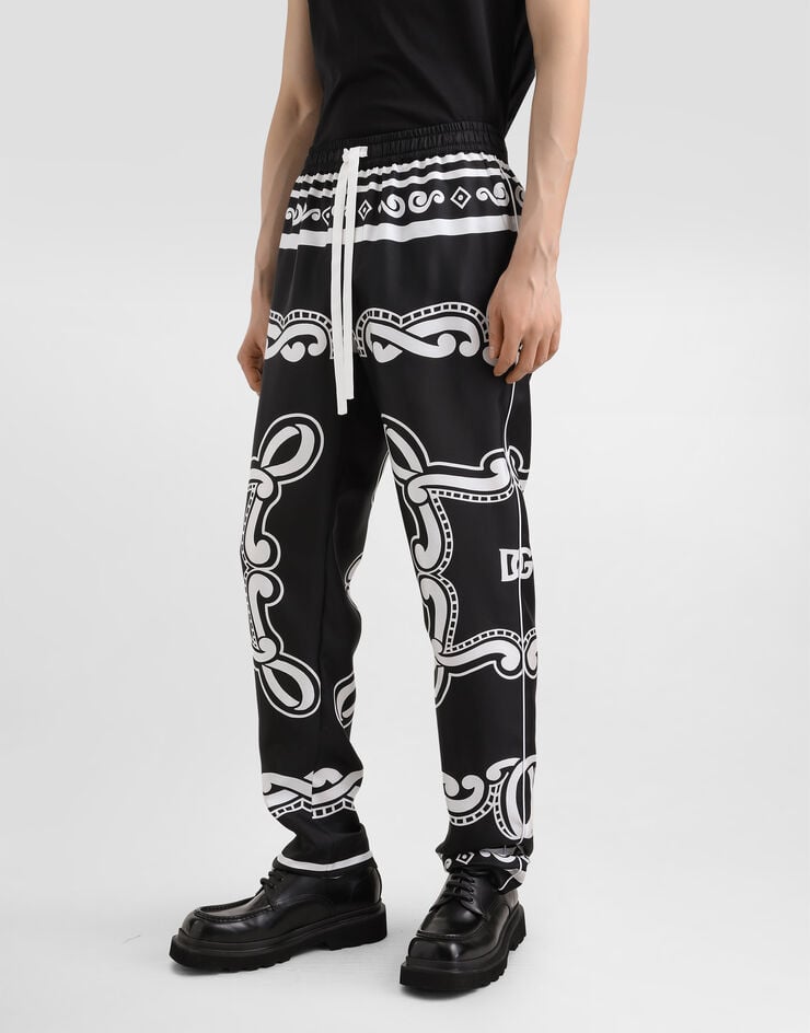 Dolce & Gabbana Pantalón Tipo Pijama De Seda