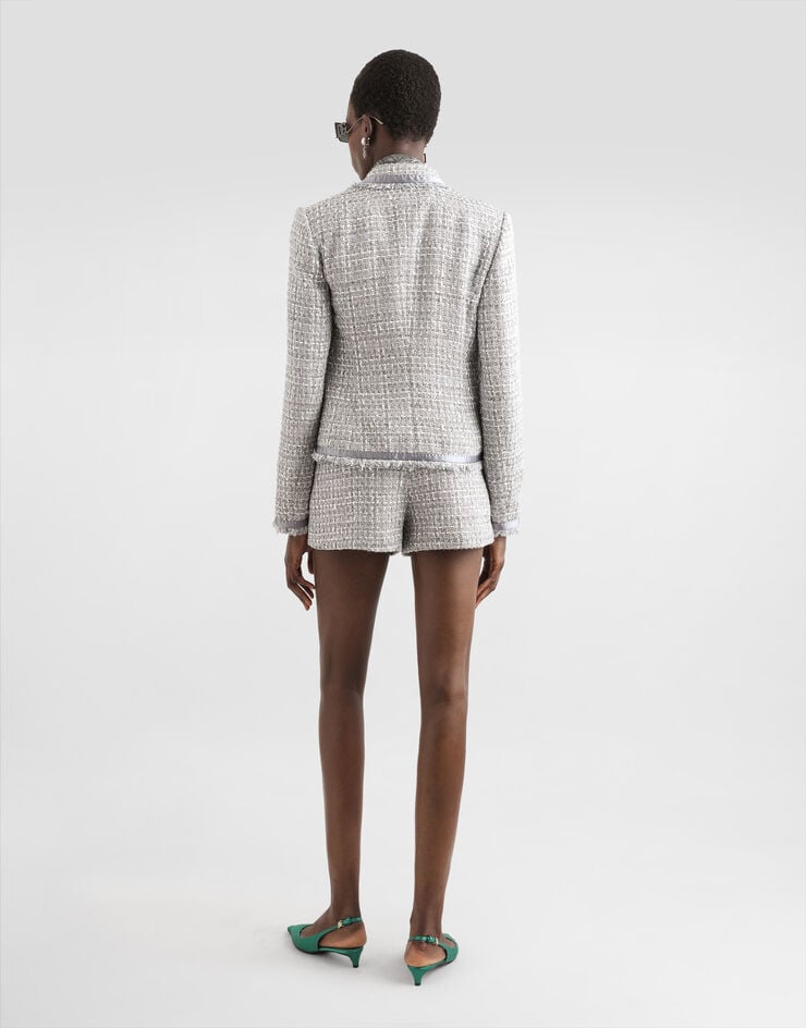 Dolce & Gabbana Pantalones Cortos De Bouclé Lamé