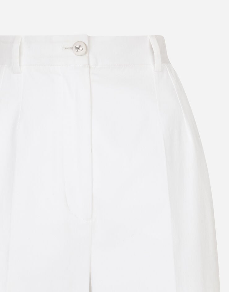 Dolce & Gabbana Pantalones Culotte De Gabardina