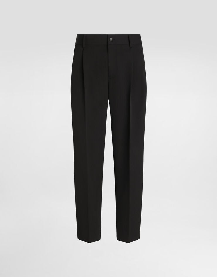 Dolce & Gabbana Pantalones de lana con doble pinza