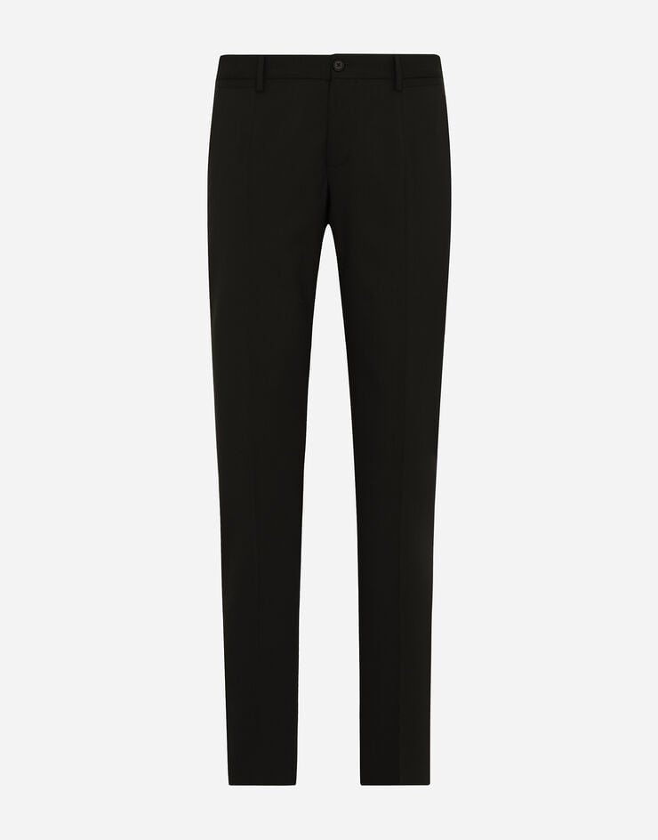Dolce & Gabbana Pantalones de lana elástica