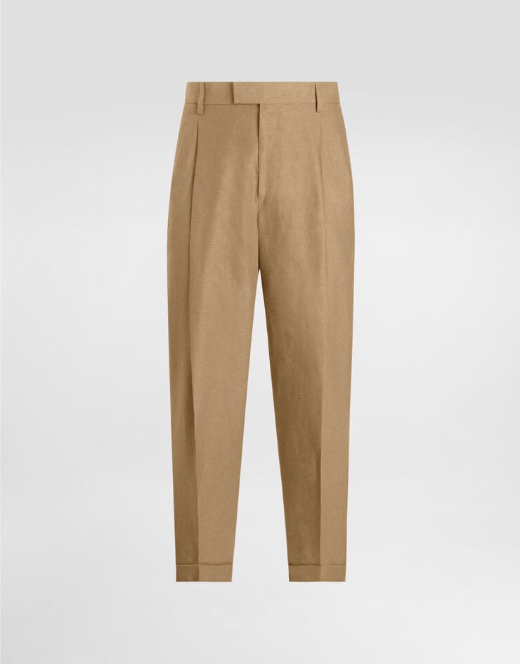 Dolce & Gabbana Pantalones de tela de lino