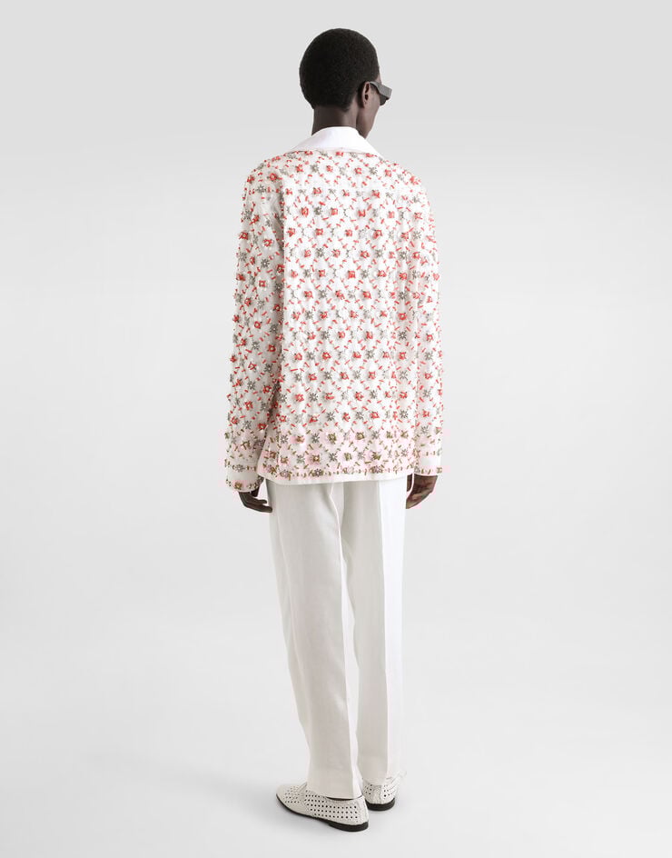 Dolce & Gabbana Pantalones De Tela De Lino