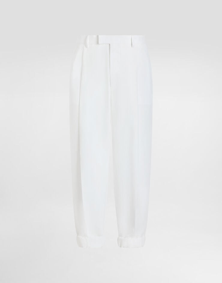 Dolce & Gabbana Pantalones de tela de lino