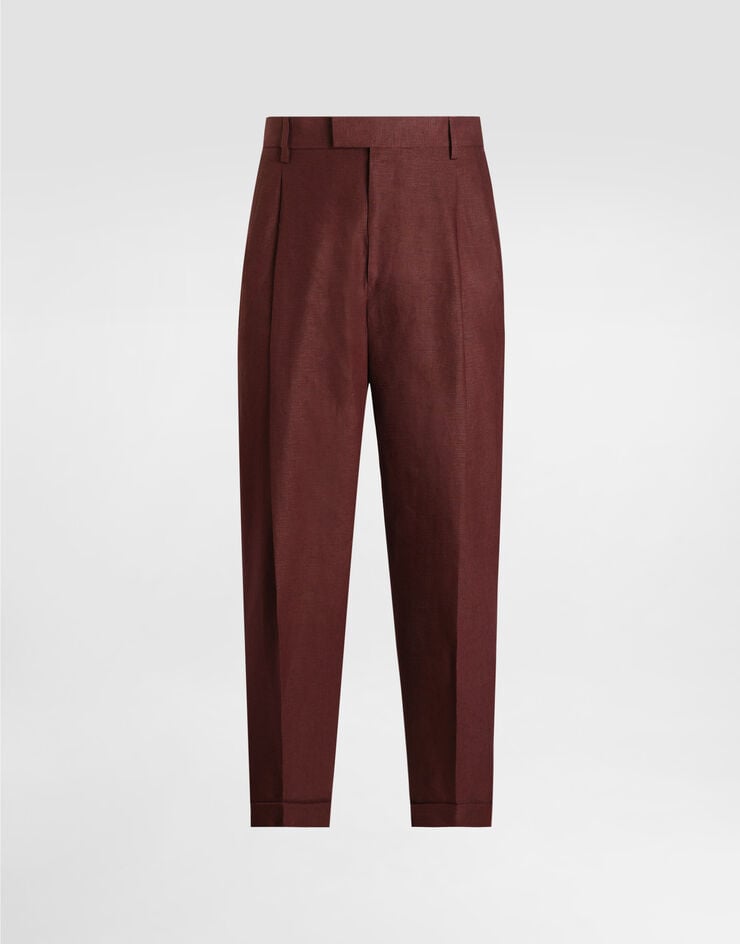 Dolce & Gabbana Pantalones de tela de lino