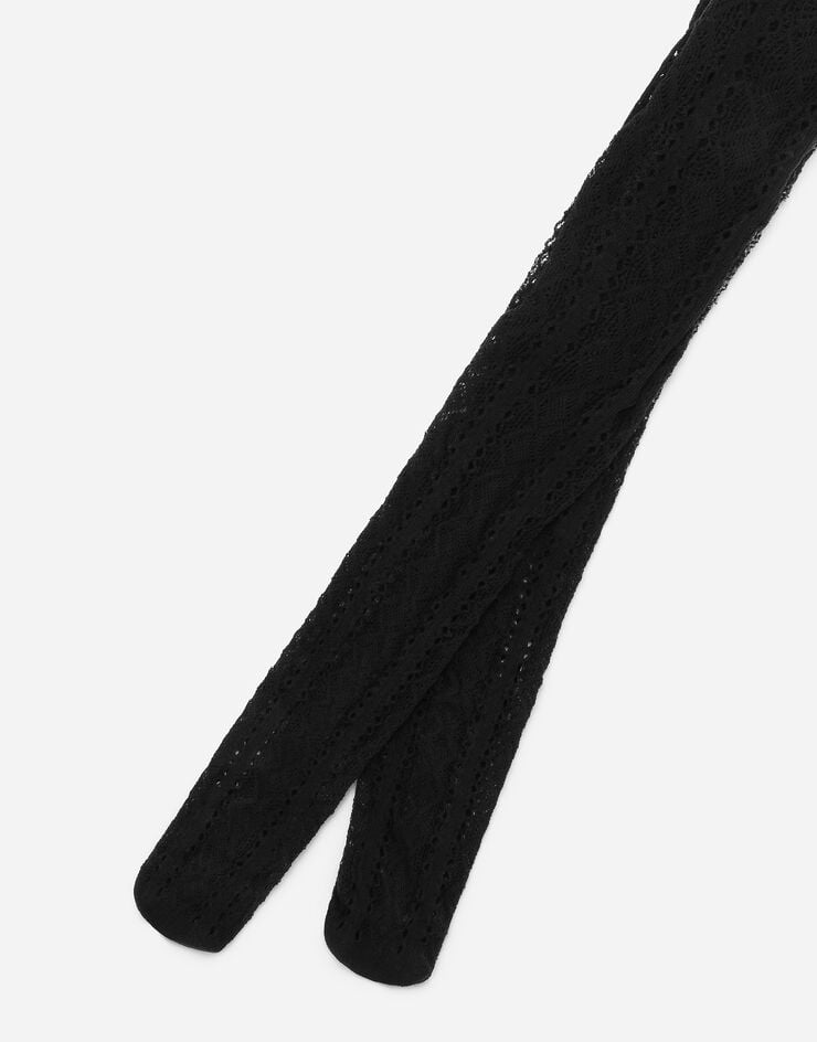 Dolce & Gabbana Pantis Perforados De Algodón