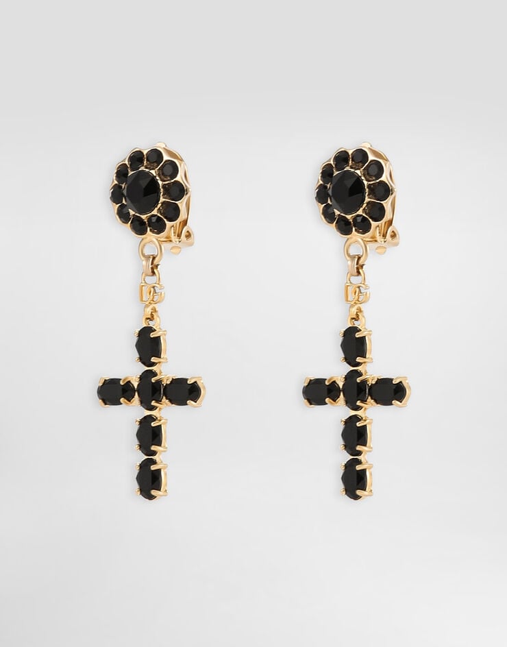 Dolce & Gabbana Pendientes Colgantes Con Cruz