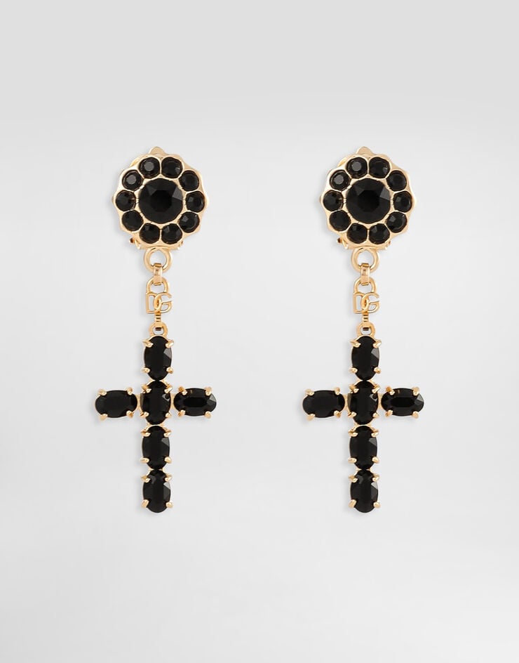 Dolce & Gabbana Pendientes colgantes con cruz