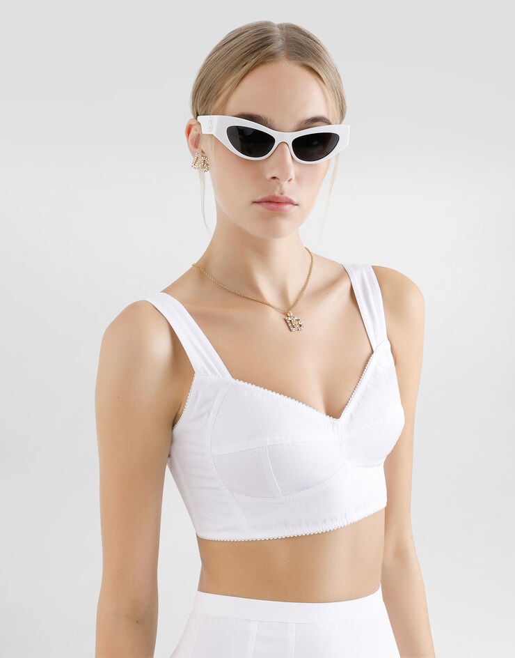 Dolce & Gabbana Pendientes Con Logotipo DG En Strass