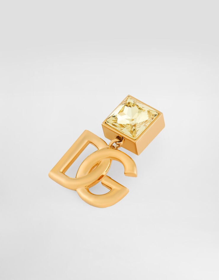 Dolce & Gabbana Pendientes Con Logotipo DG Y Strass