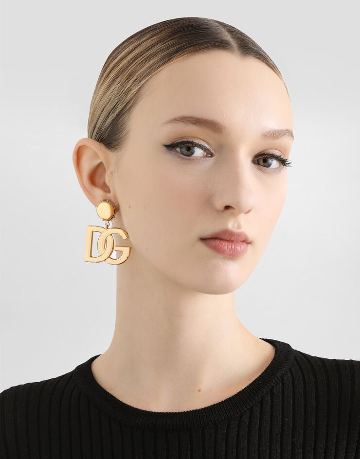Dolce & Gabbana Pendientes De Clip Con Logotipo DG