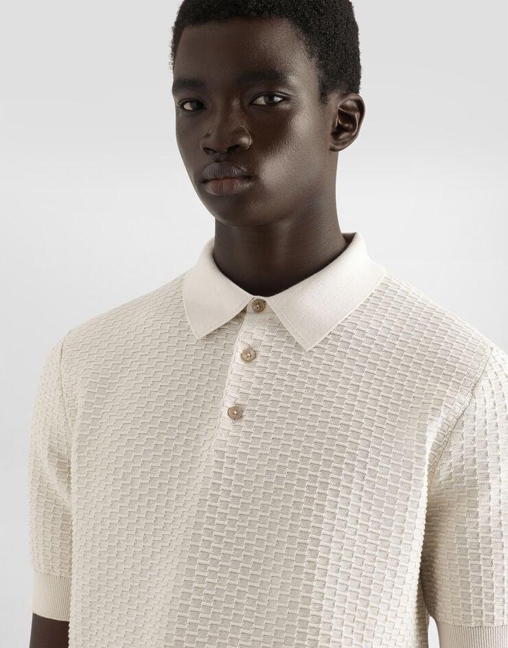 Dolce & Gabbana Polo De Algodón Con Logotipo Bordado