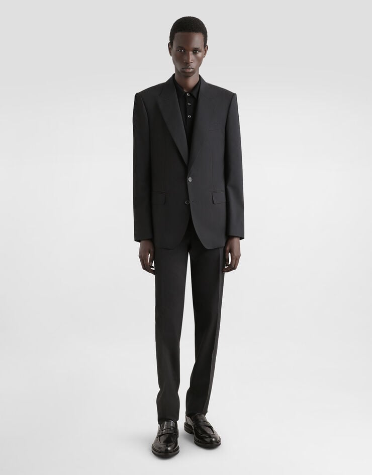 Dolce & Gabbana Polo De Lana Con Placa Con Logotipo