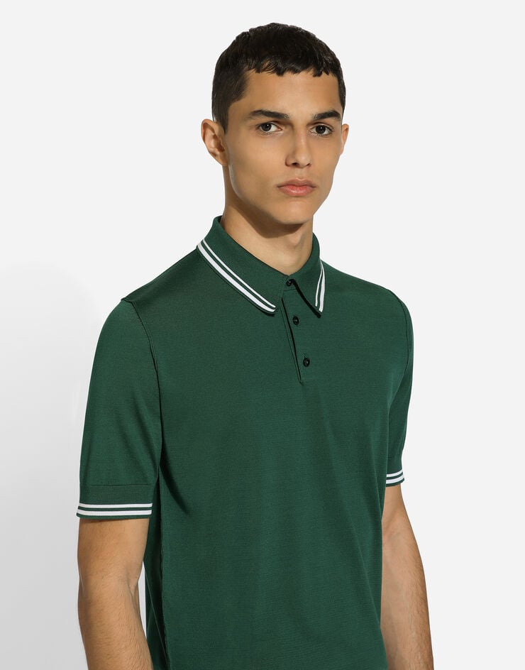 Dolce & Gabbana Polo De Seda