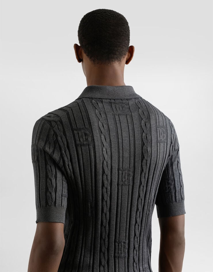 Dolce & Gabbana Polo De Seda Y Algodón