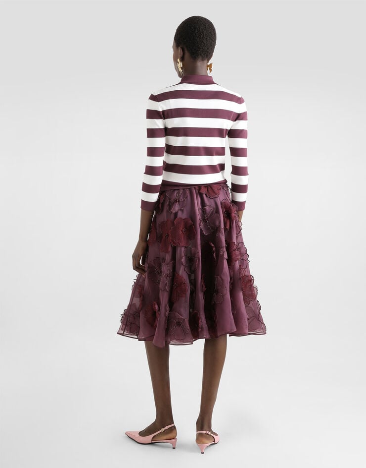 Dolce & Gabbana Polo De Viscosa A Rayas