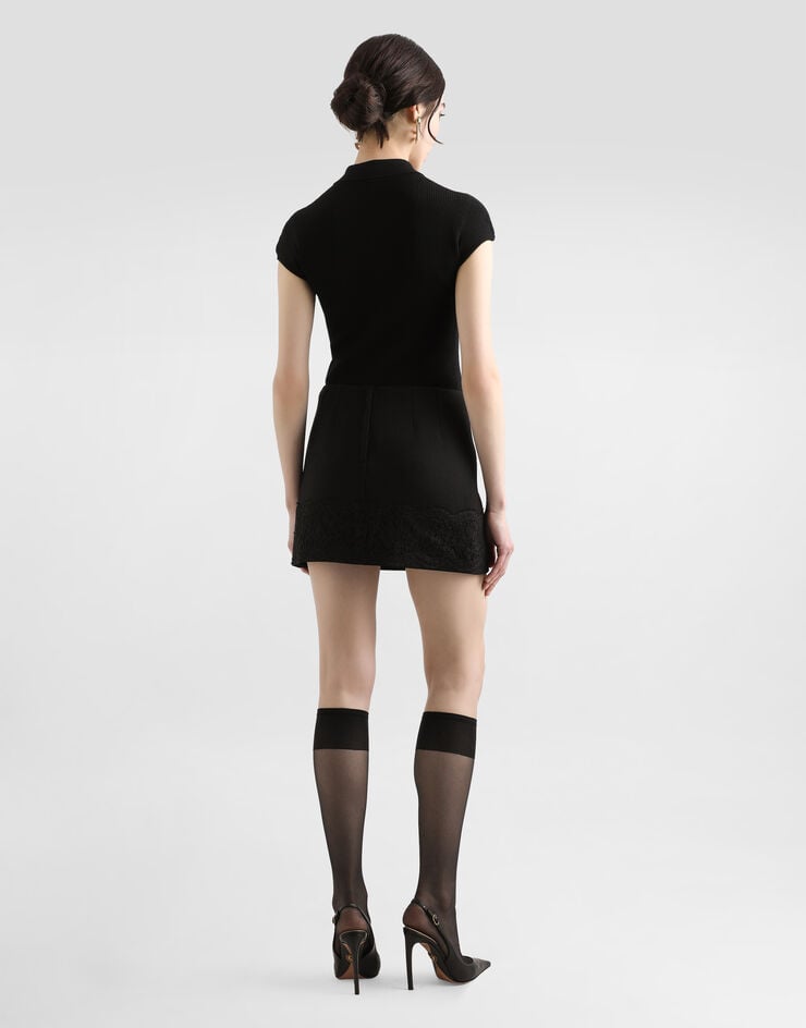 Dolce & Gabbana Polo De Viscosa Acanalada