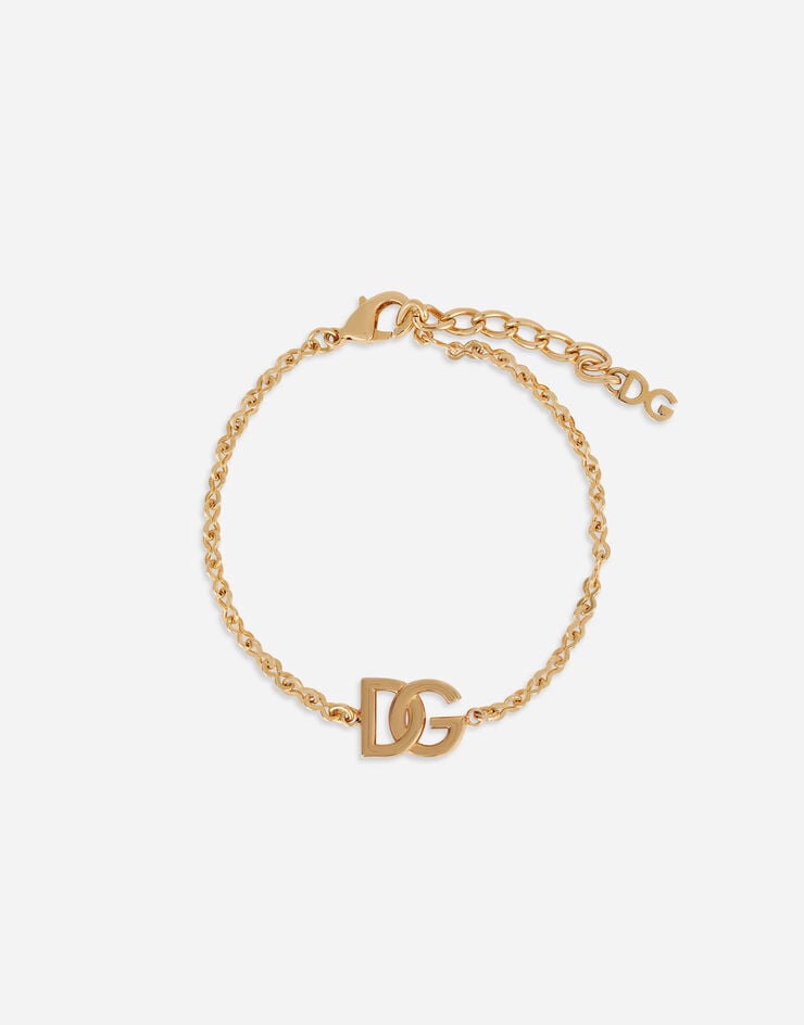 Dolce & Gabbana Pulsera con cadena y logotipo DG