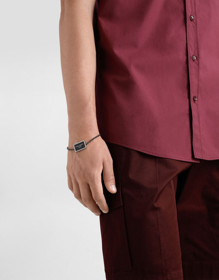 Dolce & Gabbana Pulsera De Metal Con Logotipo