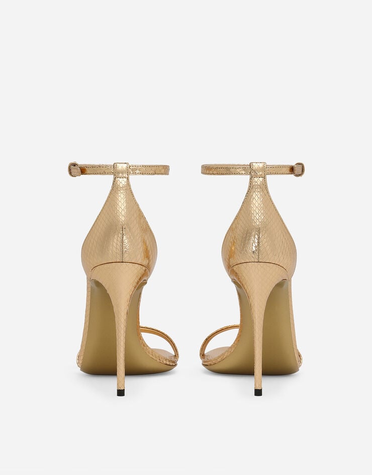 Dolce & Gabbana Sandalia De Pitón