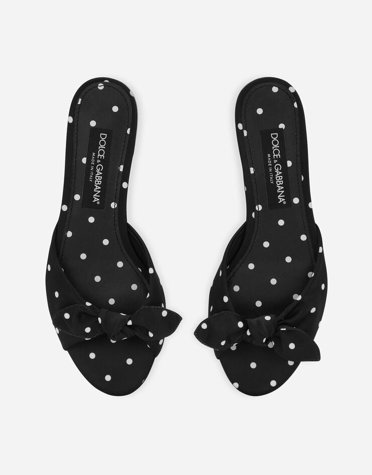 Dolce & Gabbana Sandalia De Raso Estampado