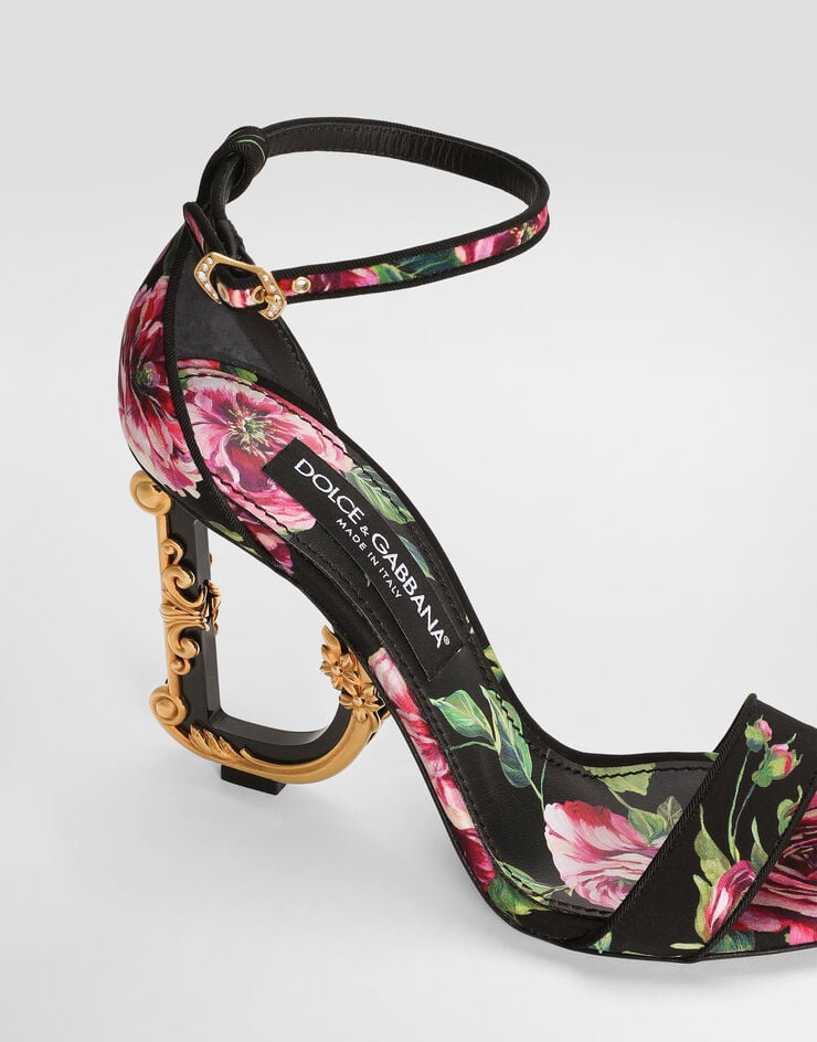 Dolce & Gabbana Sandalia DG Barocco De Raso