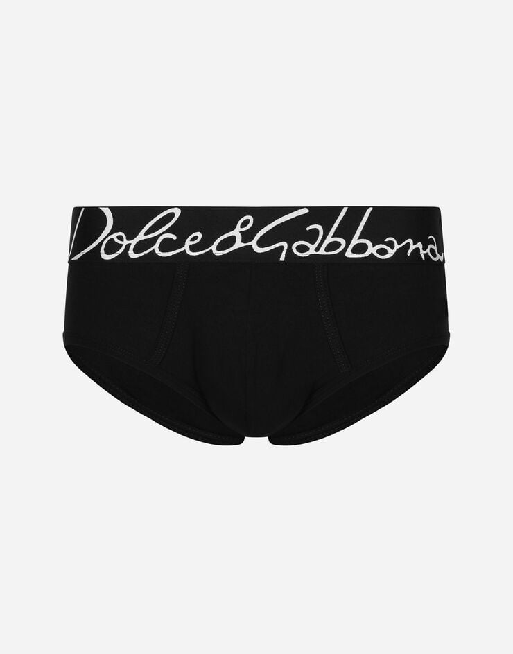 Dolce & Gabbana Slip Brando De Algodón Elástico