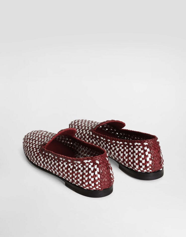 Dolce & Gabbana Slipper De Piel Trenzada