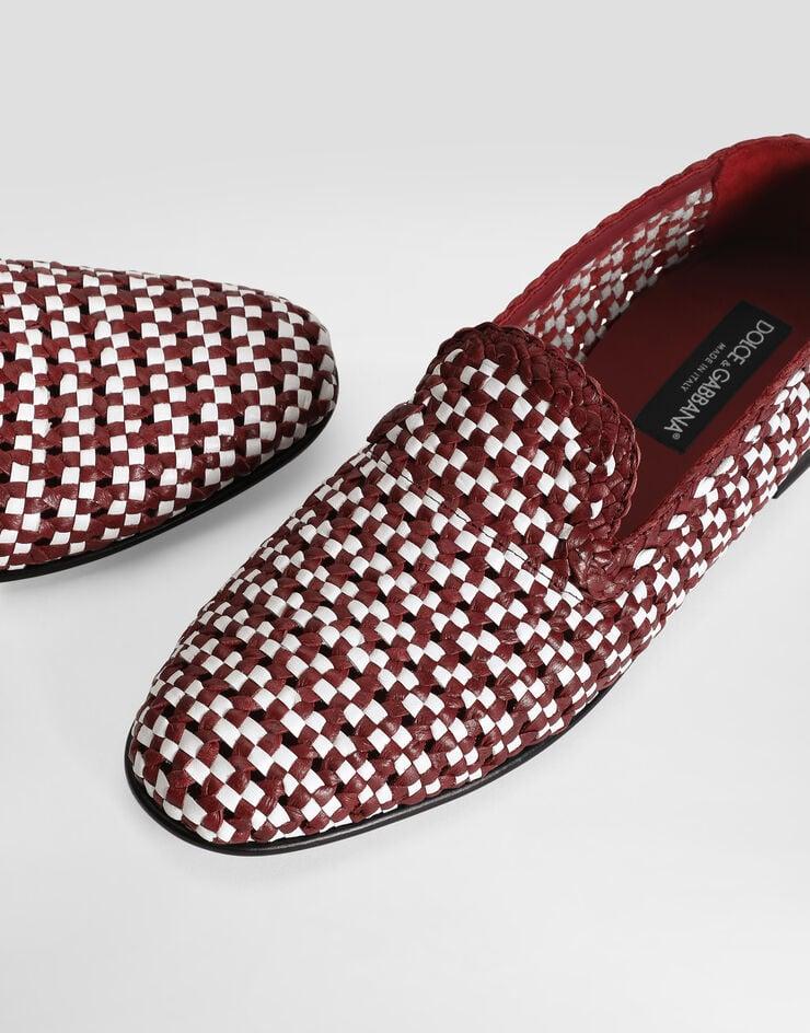 Dolce & Gabbana Slipper De Piel Trenzada