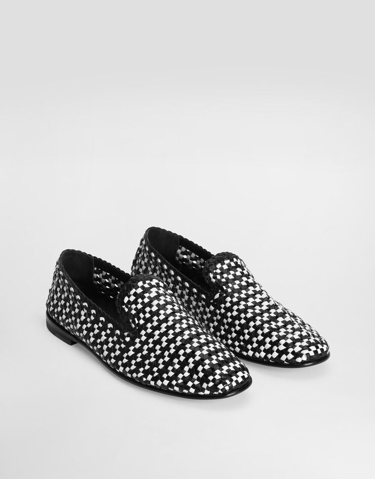 Dolce & Gabbana Slipper De Piel Trenzada