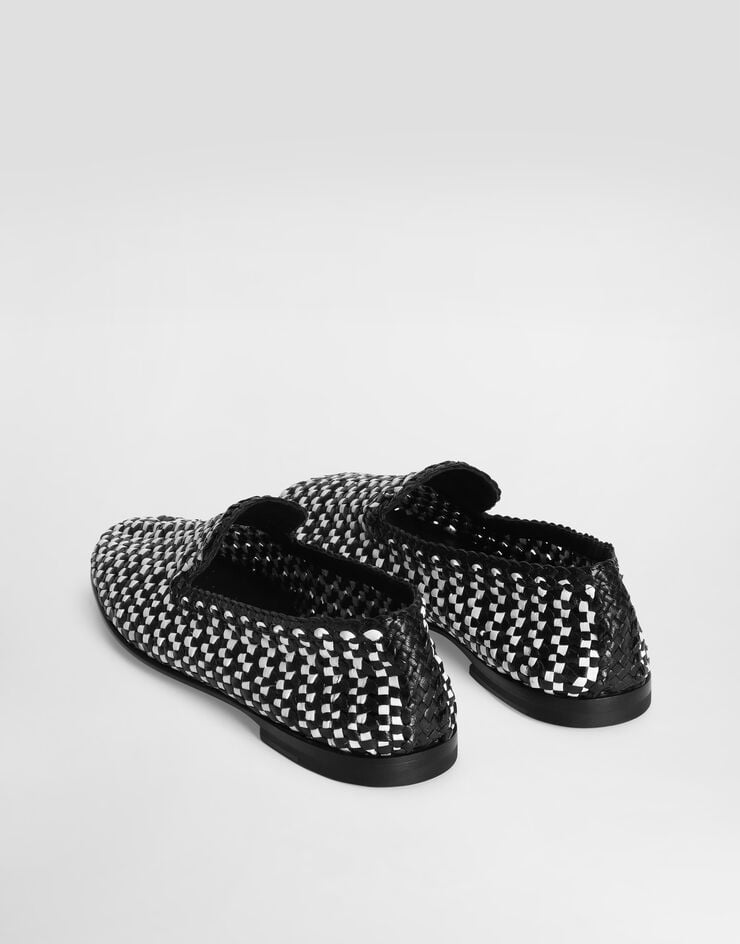 Dolce & Gabbana Slipper De Piel Trenzada